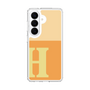 スリムプロテクションケース［ オリジナル - initial two tone - H orange ］