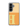 スリムプロテクションケース［ オリジナル - initial two tone - H orange ］