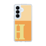 スリムプロテクションケース［ オリジナル - initial two tone - H orange ］
