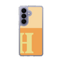 スリムプロテクションケース［ オリジナル - initial two tone - H orange ］