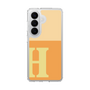 スリムプロテクションケース［ オリジナル - initial two tone - H orange ］