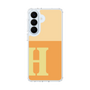 スリムプロテクションケース［ オリジナル - initial two tone - H orange ］
