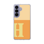 スリムプロテクションケース［ オリジナル - initial two tone - H orange ］