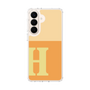 スリムプロテクションケース［ オリジナル - initial two tone - H orange ］