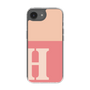スリムプロテクションケース［ オリジナル - initial two tone - H pink ］