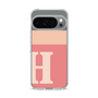 スリムプロテクションケース［ オリジナル - initial two tone - H pink ］
