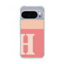 スリムプロテクションケース［ オリジナル - initial two tone - H pink ］