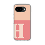 スリムプロテクションケース［ オリジナル - initial two tone - H pink ］