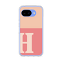 スリムプロテクションケース［ オリジナル - initial two tone - H pink ］