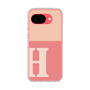 スリムプロテクションケース［ オリジナル - initial two tone - H pink ］