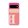 スリムプロテクションケース［ オリジナル - initial two tone - H pink ］