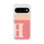 スリムプロテクションケース［ オリジナル - initial two tone - H pink ］