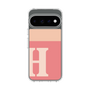 スリムプロテクションケース［ オリジナル - initial two tone - H pink ］