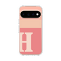 スリムプロテクションケース［ オリジナル - initial two tone - H pink ］