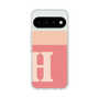 スリムプロテクションケース［ オリジナル - initial two tone - H pink ］