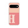 スリムプロテクションケース［ オリジナル - initial two tone - H pink ］