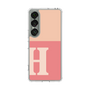 スリムプロテクションケース［ オリジナル - initial two tone - H pink ］