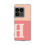 スリムプロテクションケース［ オリジナル - initial two tone - H pink ］