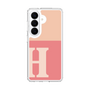 スリムプロテクションケース［ オリジナル - initial two tone - H pink ］