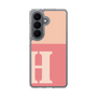 スリムプロテクションケース［ オリジナル - initial two tone - H pink ］