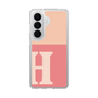 スリムプロテクションケース［ オリジナル - initial two tone - H pink ］