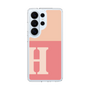 スリムプロテクションケース［ オリジナル - initial two tone - H pink ］