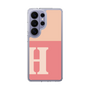 スリムプロテクションケース［ オリジナル - initial two tone - H pink ］