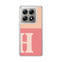 スリムプロテクションケース［ オリジナル - initial two tone - H pink ］