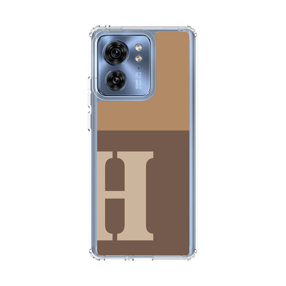 スリムプロテクションケース［ オリジナル - initial two tone - H brown ］