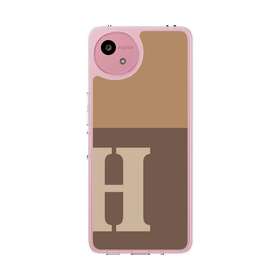 スリムプロテクションケース［ オリジナル - initial two tone - H brown ］