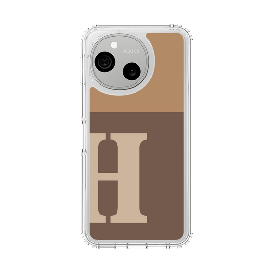 スリムプロテクションケース［ オリジナル - initial two tone - H brown ］