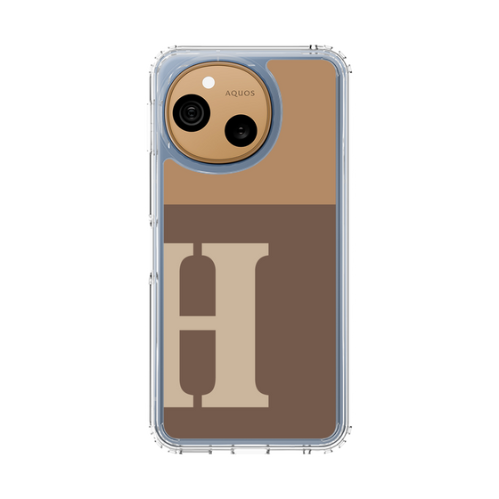 スリムプロテクションケース［ オリジナル - initial two tone - H brown ］