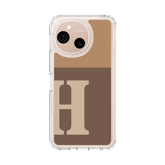 スリムプロテクションケース［ オリジナル - initial two tone - H brown ］