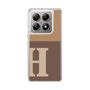 スリムプロテクションケース［ オリジナル - initial two tone - H brown ］