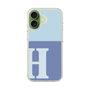 スリムプロテクションケース［ オリジナル - initial two tone - H blue ］