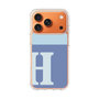 スリムプロテクションケース［ オリジナル - initial two tone - H blue ］