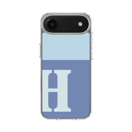 スリムプロテクションケース［ オリジナル - initial two tone - H blue ］