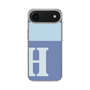 スリムプロテクションケース［ オリジナル - initial two tone - H blue ］