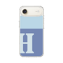 スリムプロテクションケース［ オリジナル - initial two tone - H blue ］