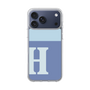 スリムプロテクションケース［ オリジナル - initial two tone - H blue ］