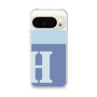スリムプロテクションケース［ オリジナル - initial two tone - H blue ］