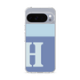 スリムプロテクションケース［ オリジナル - initial two tone - H blue ］