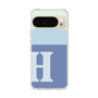 スリムプロテクションケース［ オリジナル - initial two tone - H blue ］