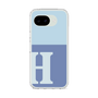 スリムプロテクションケース［ オリジナル - initial two tone - H blue ］