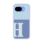 スリムプロテクションケース［ オリジナル - initial two tone - H blue ］