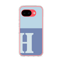 スリムプロテクションケース［ オリジナル - initial two tone - H blue ］