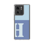 スリムプロテクションケース［ オリジナル - initial two tone - H blue ］