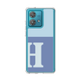 スリムプロテクションケース［ オリジナル - initial two tone - H blue ］