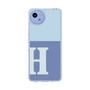 スリムプロテクションケース［ オリジナル - initial two tone - H blue ］