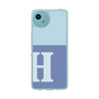 スリムプロテクションケース［ オリジナル - initial two tone - H blue ］
